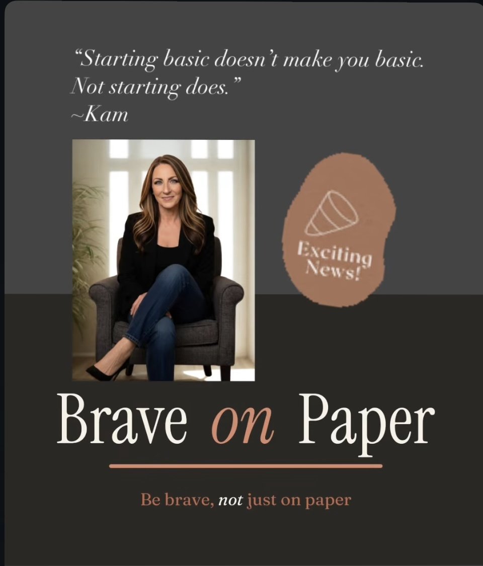 "Starting a business on launch day-the announcement graphic I posted the day I went live."